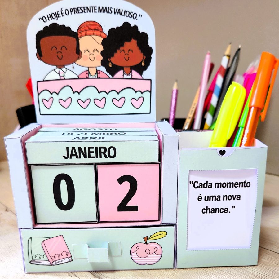 Calendário Permanente Motivacional - Organização e Planejamento - Pedagogia de Ideias Calendário Permanente Motivacional - Organização e Planejamento