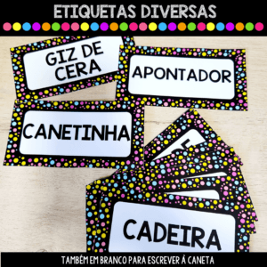 Transforme sua sala de aula com o Kit Sala de Aula - Edição Cores! Completo, criativo e ideal para organizar, decorar e engajar. Apenas R$ 20,00!