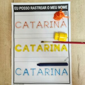 Atividades de alfabetização para crianças em fase inicial