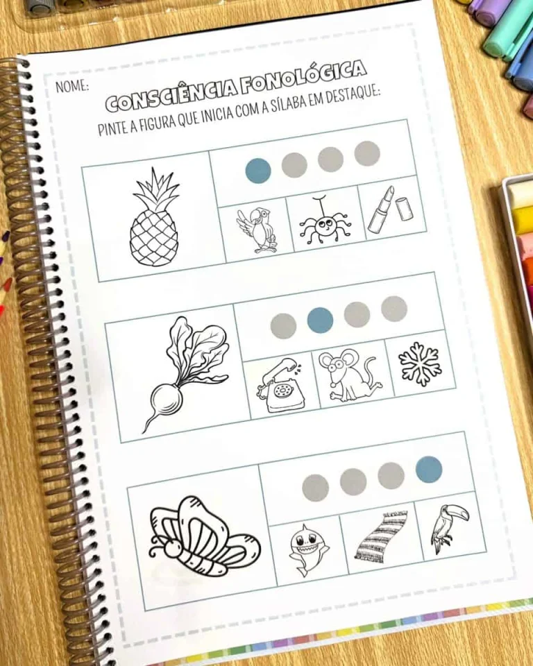 Apostila Consciência Fonológica com 42 Páginas — foto 3