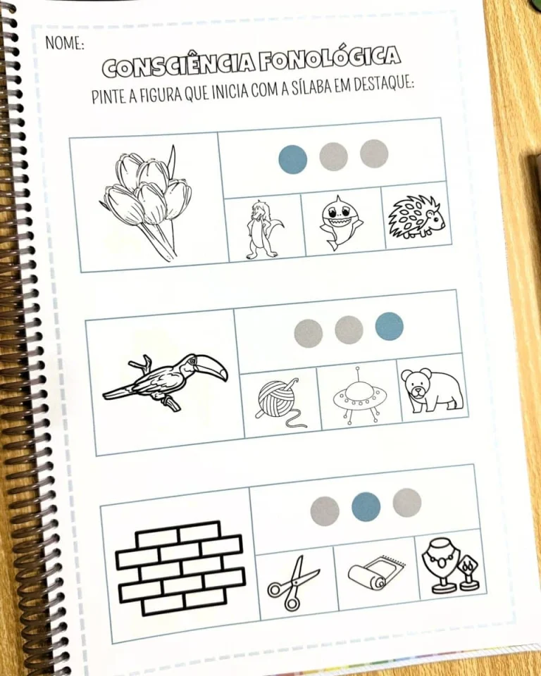 Apostila Consciência Fonológica com 42 Páginas — foto 4