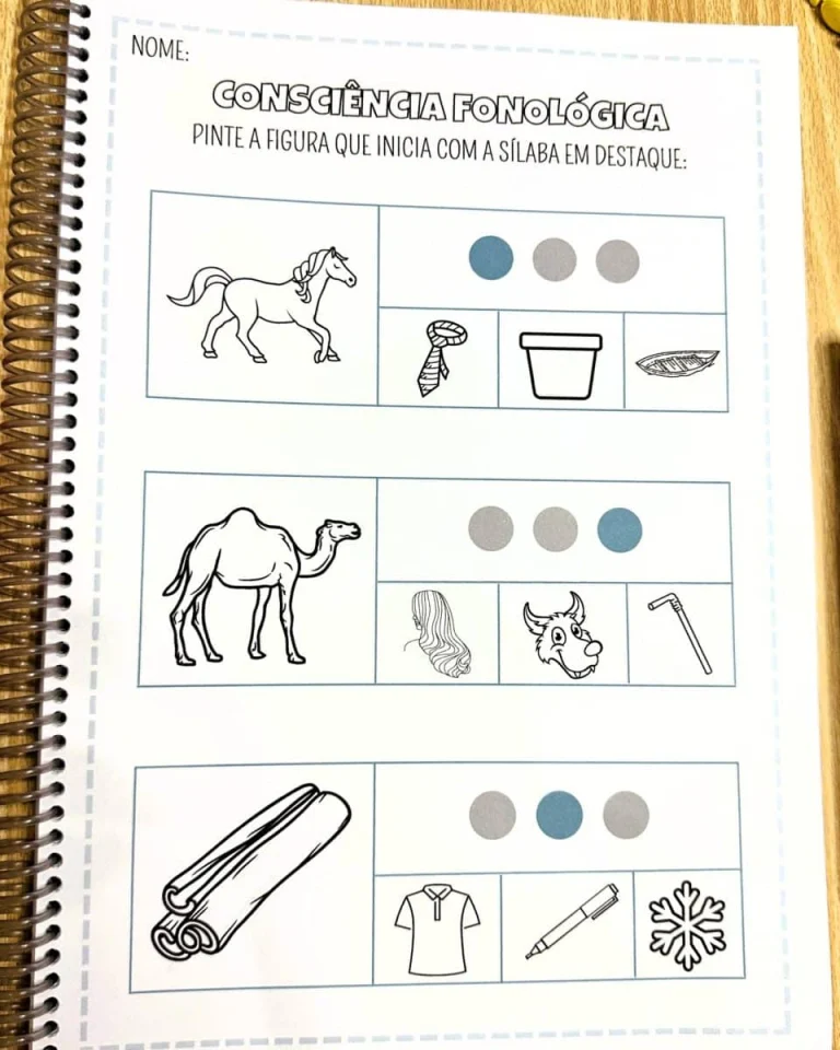Apostila Consciência Fonológica com 42 Páginas — foto 6