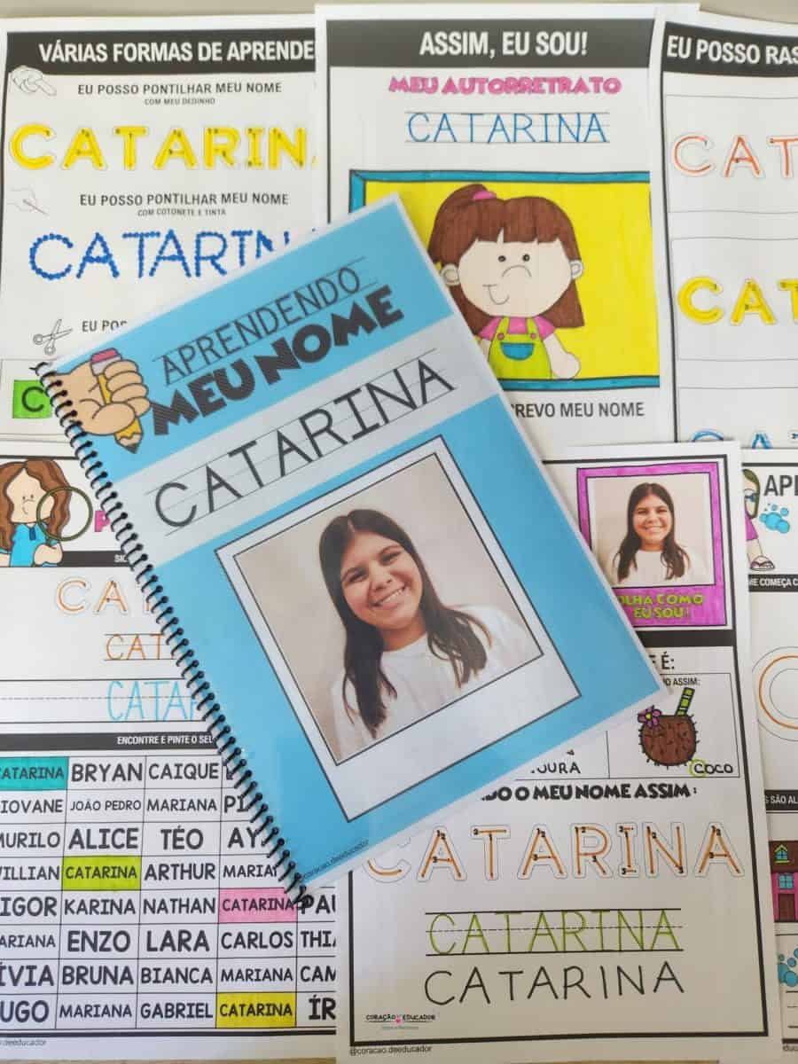 Aprendendo meu nome - Letras e Sons