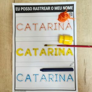 Aprendendo meu nome - Letras e Sons