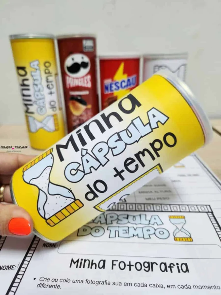 Projeto Cápsula do Tempo com 8 Atividades — foto 1