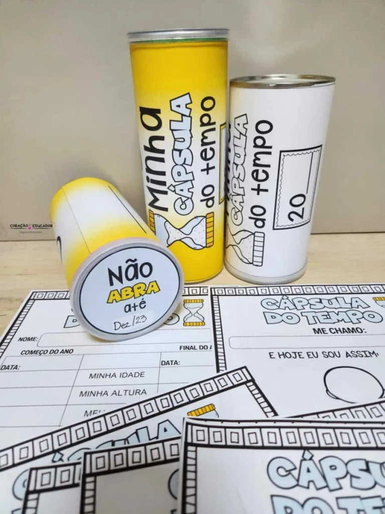 Projeto Cápsula do Tempo com 8 Atividades — foto 4