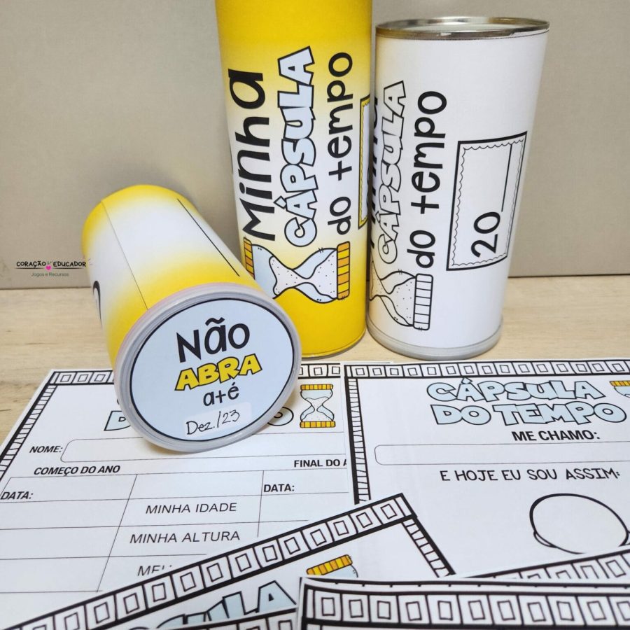 Cápsula do Tempo - Recursos Educacionais - Pedagogia de Ideias Cápsula do Tempo - Recursos Educacionais