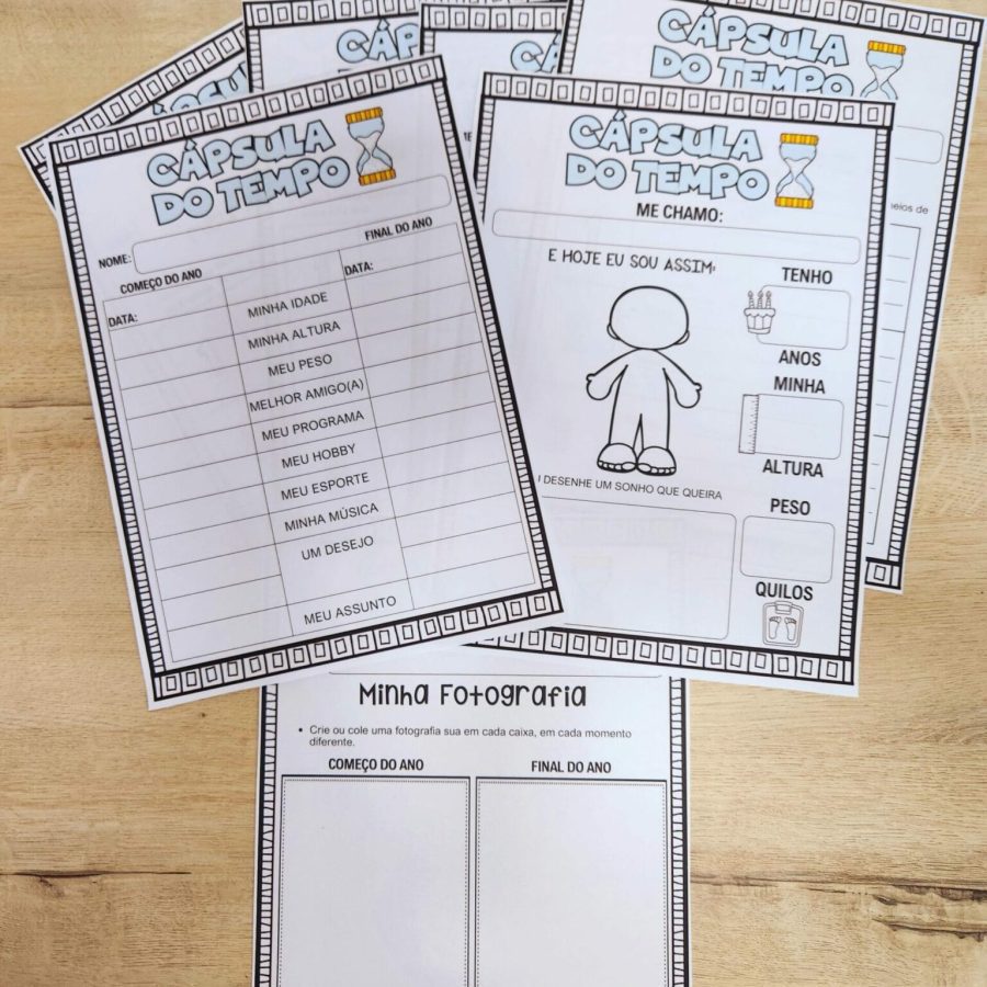 Cápsula do Tempo - Recursos Educacionais - Pedagogia de Ideias Cápsula do Tempo - Recursos Educacionais