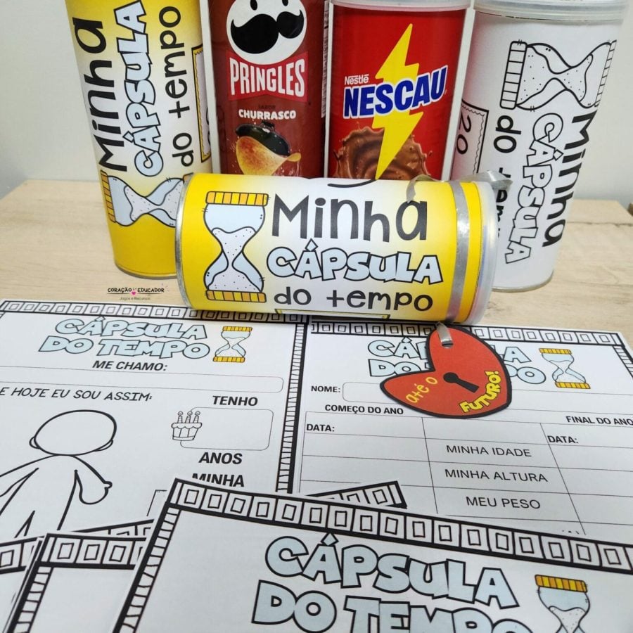 Cápsula do Tempo - Recursos Educacionais - Pedagogia de Ideias Cápsula do Tempo - Recursos Educacionais