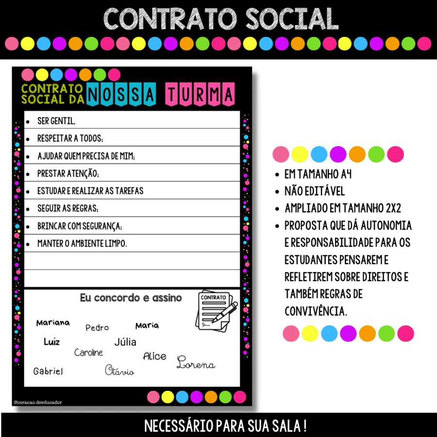 Kit Sala de Aula - Edição Cores - Kit Sala de Aula - Pedagogia de Ideias Kit Sala de Aula - Edição Cores - Kit Sala de Aula