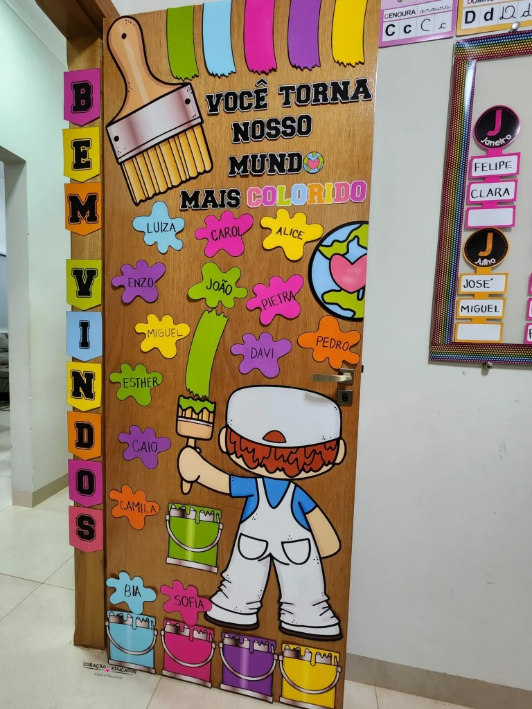 Decoração Porta Afetiva Edição Cores — foto 3