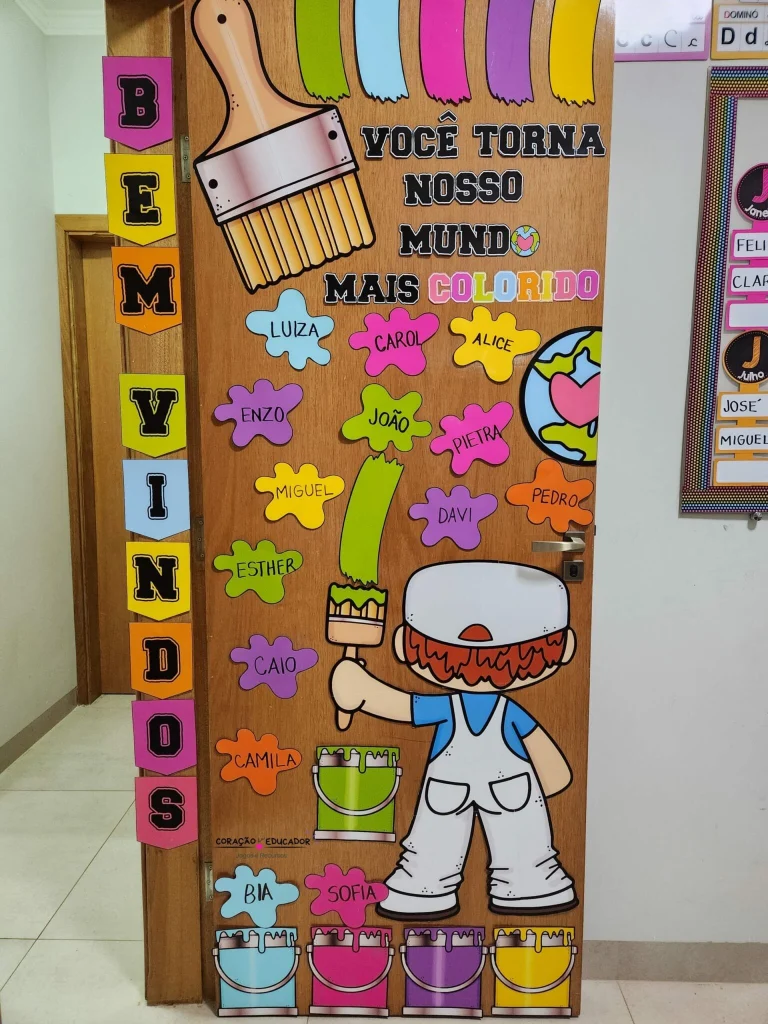 Decoração Porta Afetiva Edição Cores — foto 4