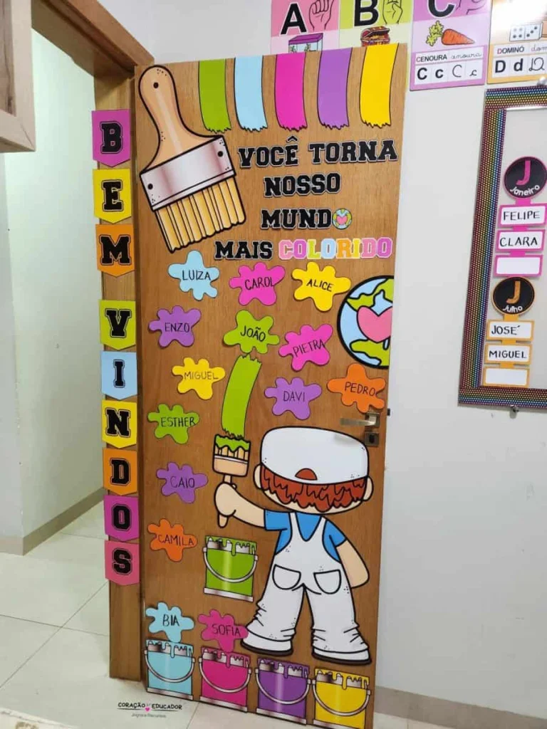 Decoração Porta Afetiva Edição Cores — foto 1