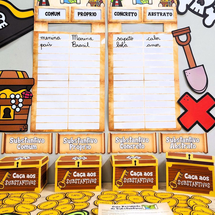 Caça aos Substantivos - Gramática - Pedagogia de Ideias Caça aos Substantivos - Gramática