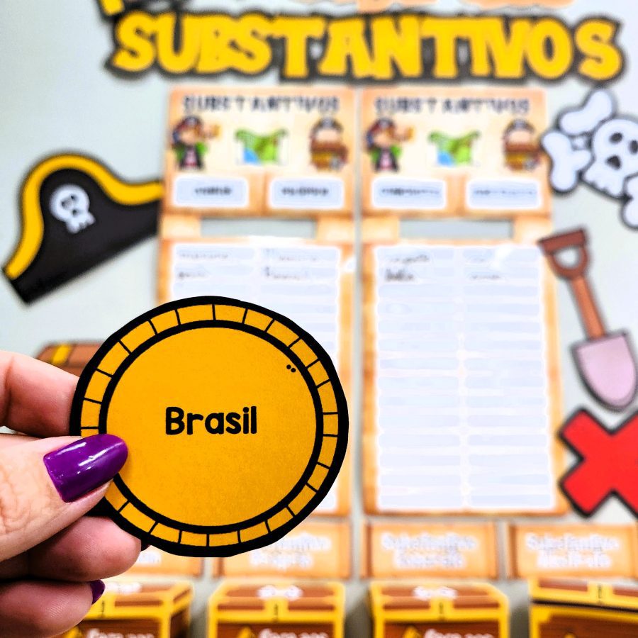 Caça aos Substantivos - Gramática - Pedagogia de Ideias Caça aos Substantivos - Gramática