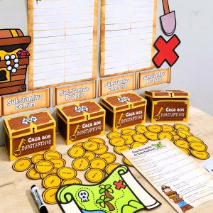 Caça aos Substantivos - Gramática