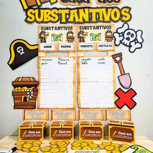 Caça aos Substantivos - Gramática - Pedagogia de Ideias Caça aos Substantivos - Gramática
