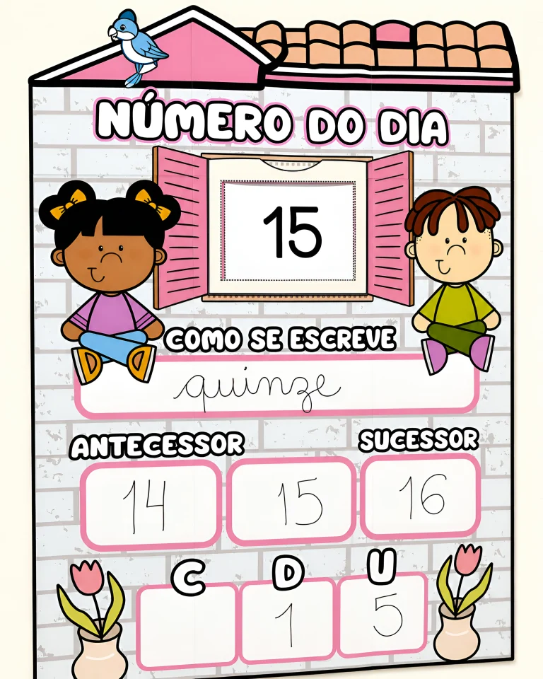 Cartaz Número do Dia de 0 a 100 — foto 9