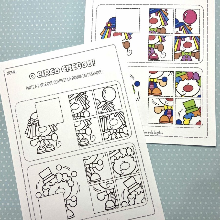 Kit Circo - Atividades e Lembrancinhas - Dia do Circo - Pedagogia de Ideias Kit Circo - Atividades e Lembrancinhas - Dia do Circo