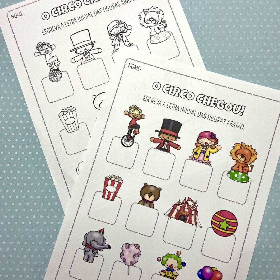 Kit Circo - Atividades e Lembrancinhas - Dia do Circo - Pedagogia de Ideias Kit Circo - Atividades e Lembrancinhas - Dia do Circo