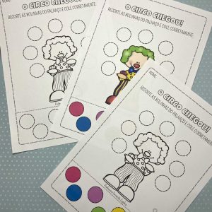 Kit Circo - Atividades e Lembrancinhas - Dia do Circo