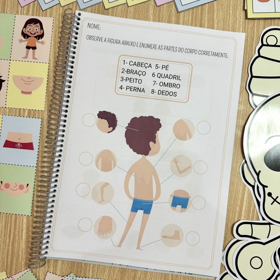 Kit Corpo Humano - Recursos Educacionais - Pedagogia de Ideias Kit Corpo Humano - Recursos Educacionais