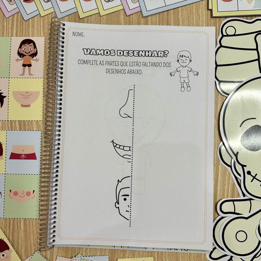 Kit Corpo Humano - Recursos Educacionais - Pedagogia de Ideias Kit Corpo Humano - Recursos Educacionais