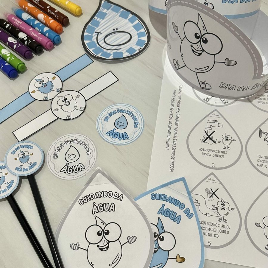 Kit - Dia da Água - Dia da Água - Pedagogia de Ideias Kit - Dia da Água - Dia da Água
