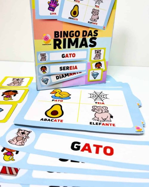 Bingo das Rimas - Alfabetização
