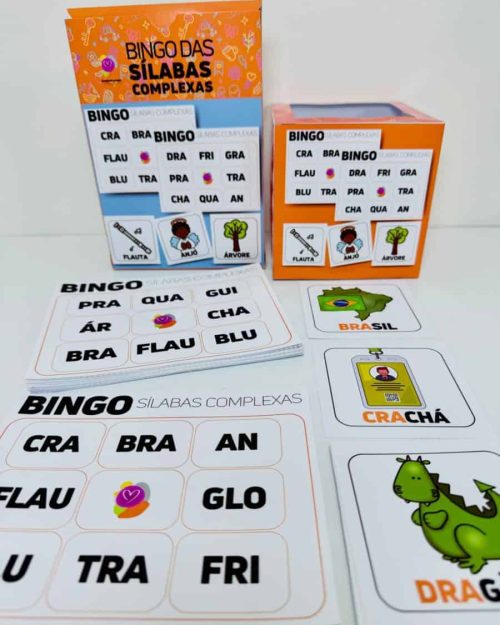 Bingo das Sílabas Complexas - Alfabetização