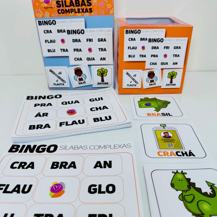 Bingo das Sílabas Complexas - Alfabetização - Pedagogia de Ideias Bingo das Sílabas Complexas - Alfabetização