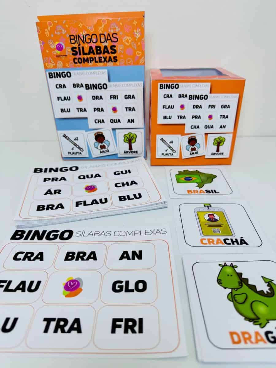 Bingo das Sílabas Complexas - Alfabetização