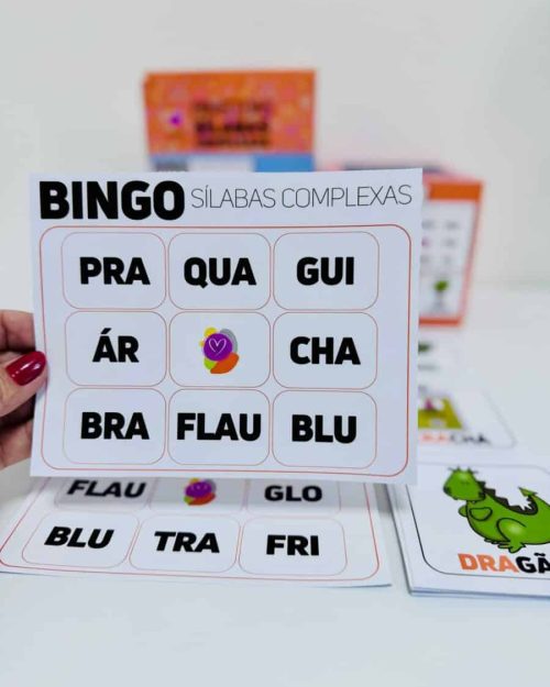 Bingo das Sílabas Complexas - Alfabetização
