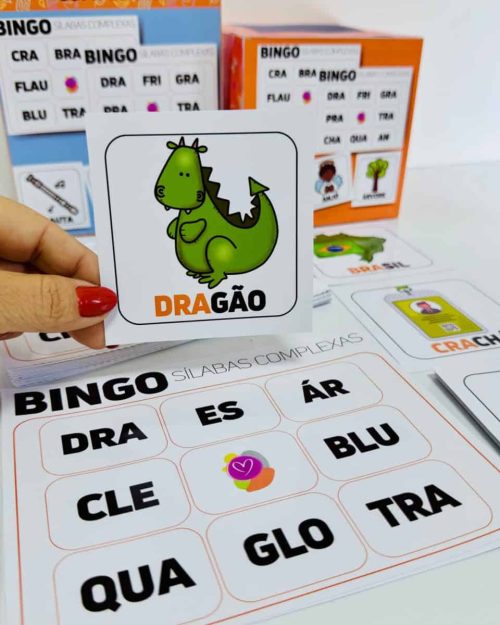 Bingo das Sílabas Complexas - Alfabetização