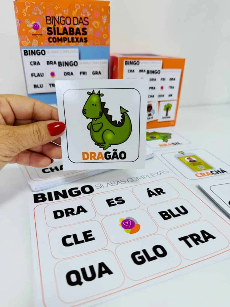 Bingo das Sílabas Complexas com 30 Cartelas — foto 5