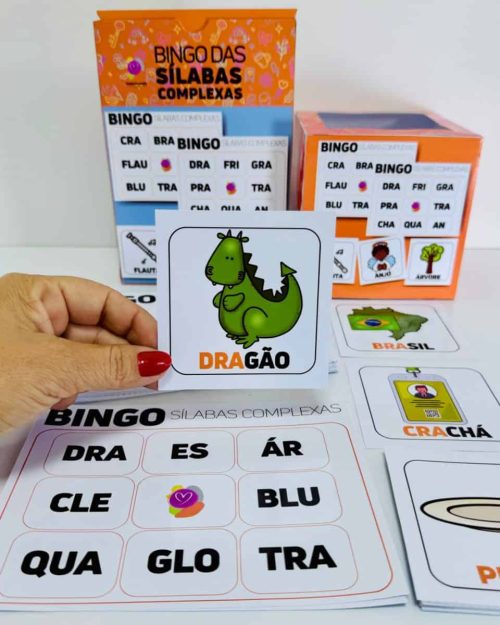 Bingo das Sílabas Complexas - Alfabetização