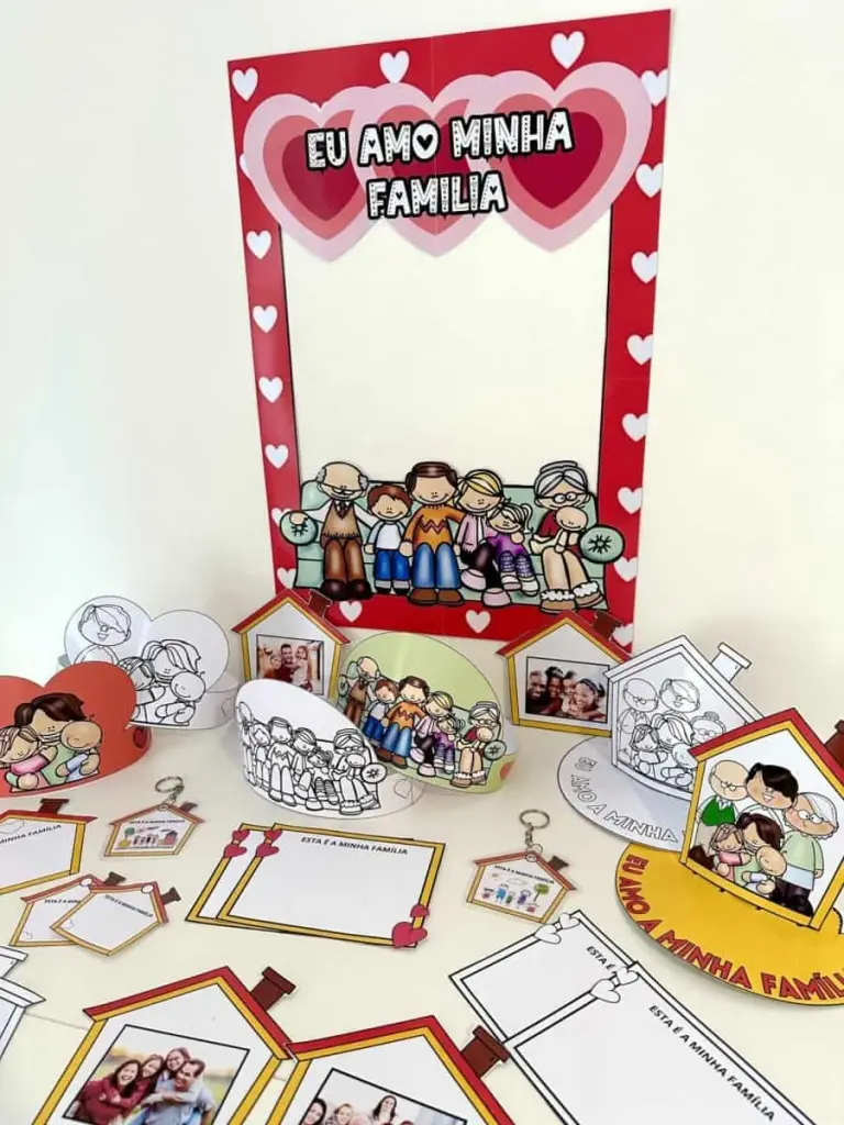 Moldura e Lembrancinhas Dia da Família — foto 1