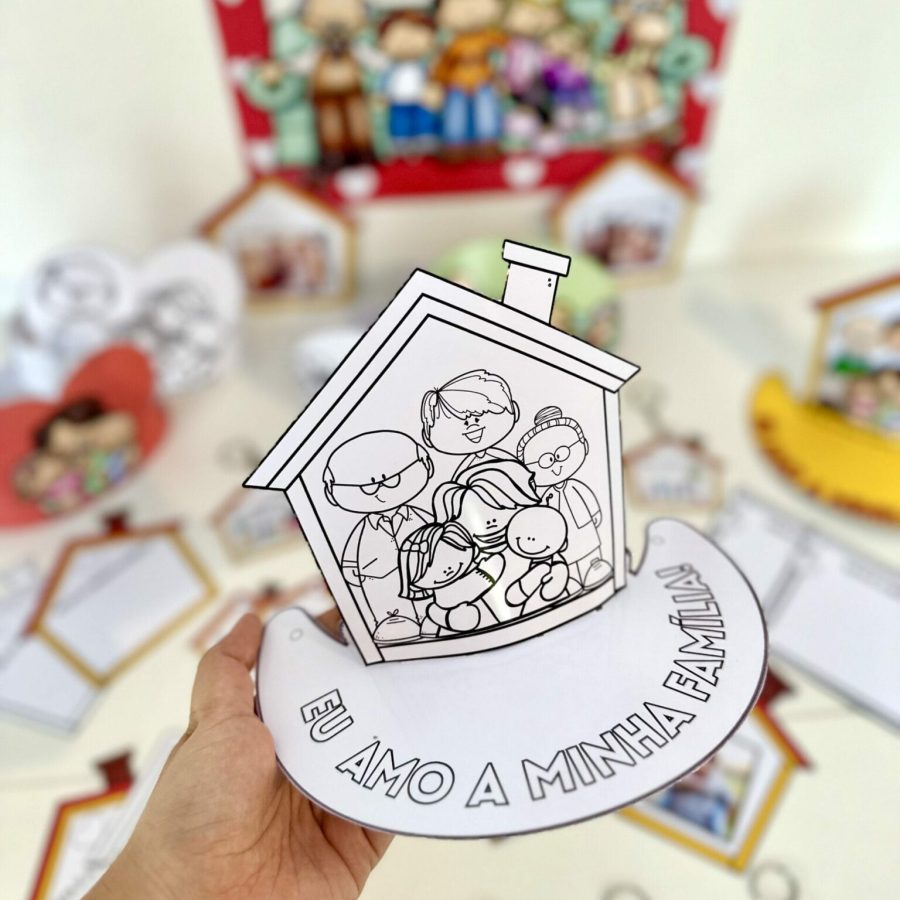 Moldura e Lembrancinhas - Dia da Família - Dia da Família - Pedagogia de Ideias Moldura e Lembrancinhas - Dia da Família - Dia da Família
