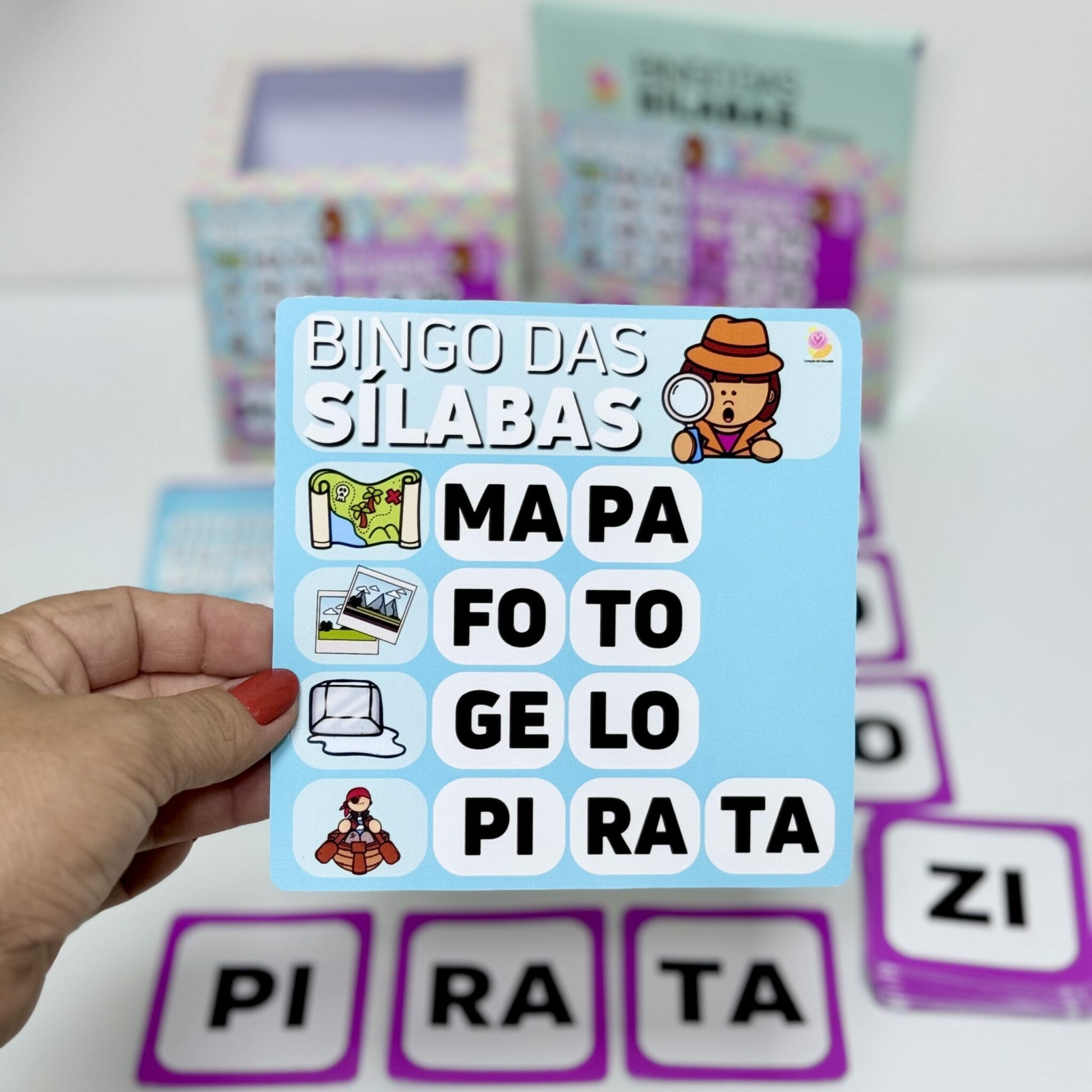 Bingo das Sílabas Simples - Alfabetização - Pedagogia de Ideias Bingo das Sílabas Simples - Alfabetização