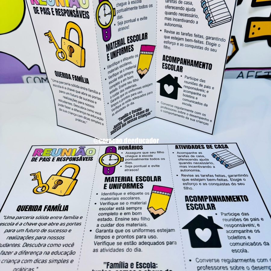 Dinâmica - A Chave do Sucesso - Reunião de Pais - Pedagogia de Ideias Dinâmica - A Chave do Sucesso - Reunião de Pais