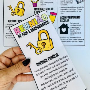 Dinâmica - A Chave do Sucesso - Reunião de Pais - Pedagogia de Ideias Dinâmica - A Chave do Sucesso - Reunião de Pais