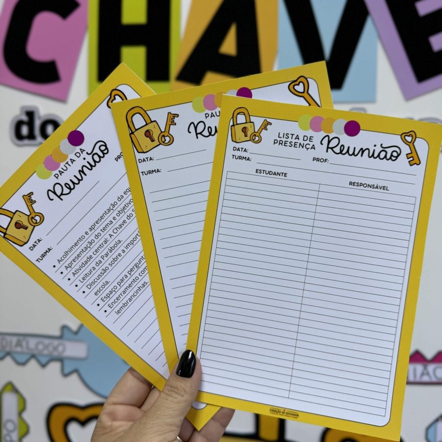 Dinâmica - A Chave do Sucesso - Reunião de Pais - Pedagogia de Ideias Dinâmica - A Chave do Sucesso - Reunião de Pais