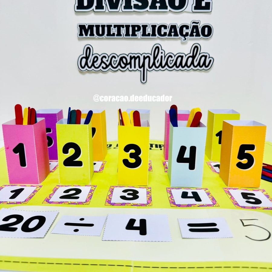 Divisão e Multiplicação Descomplicadas - Matemática - Pedagogia de Ideias Divisão e Multiplicação Descomplicadas - Matemática