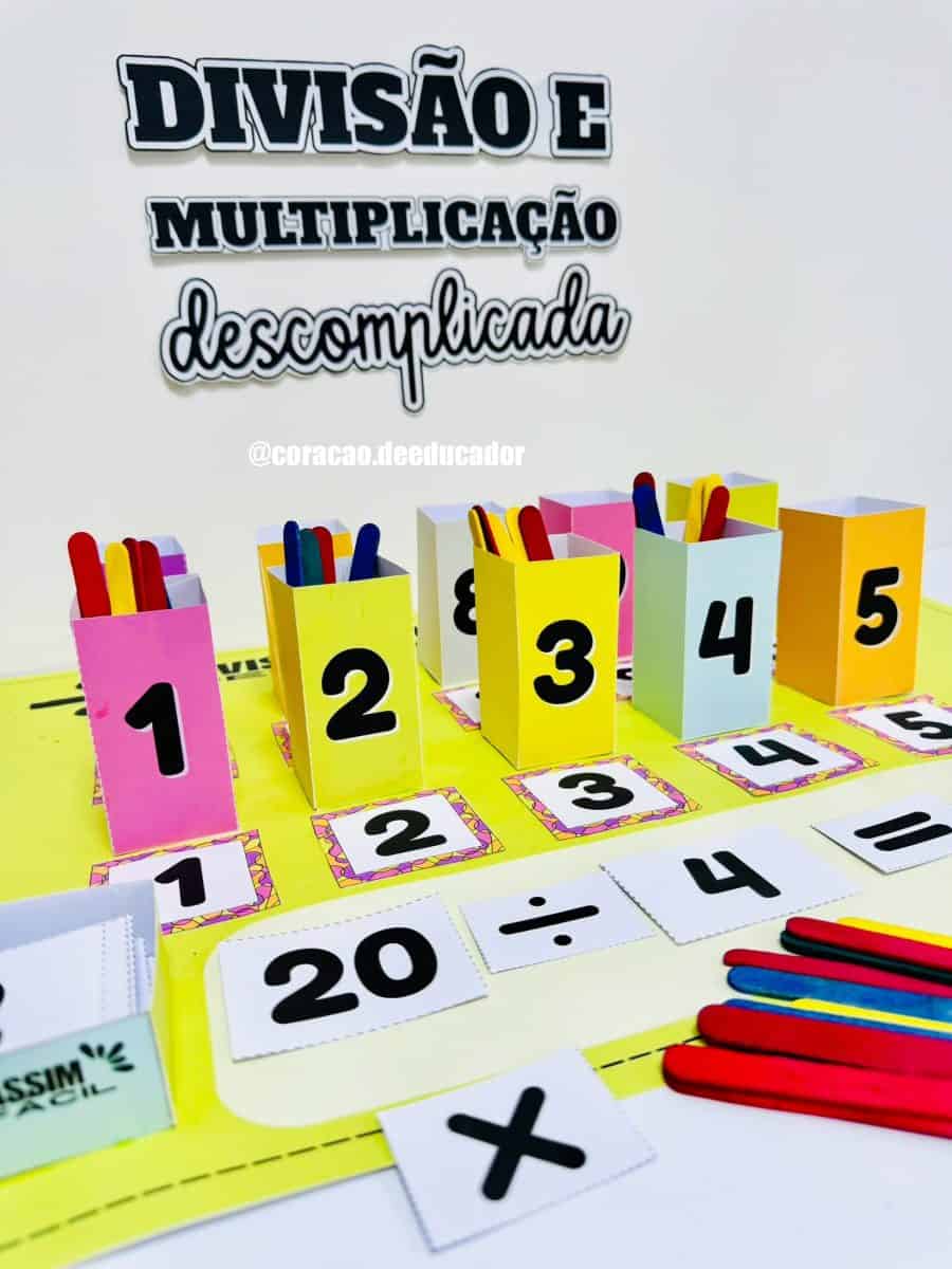Divisão e Multiplicação Descomplicadas - Matemática