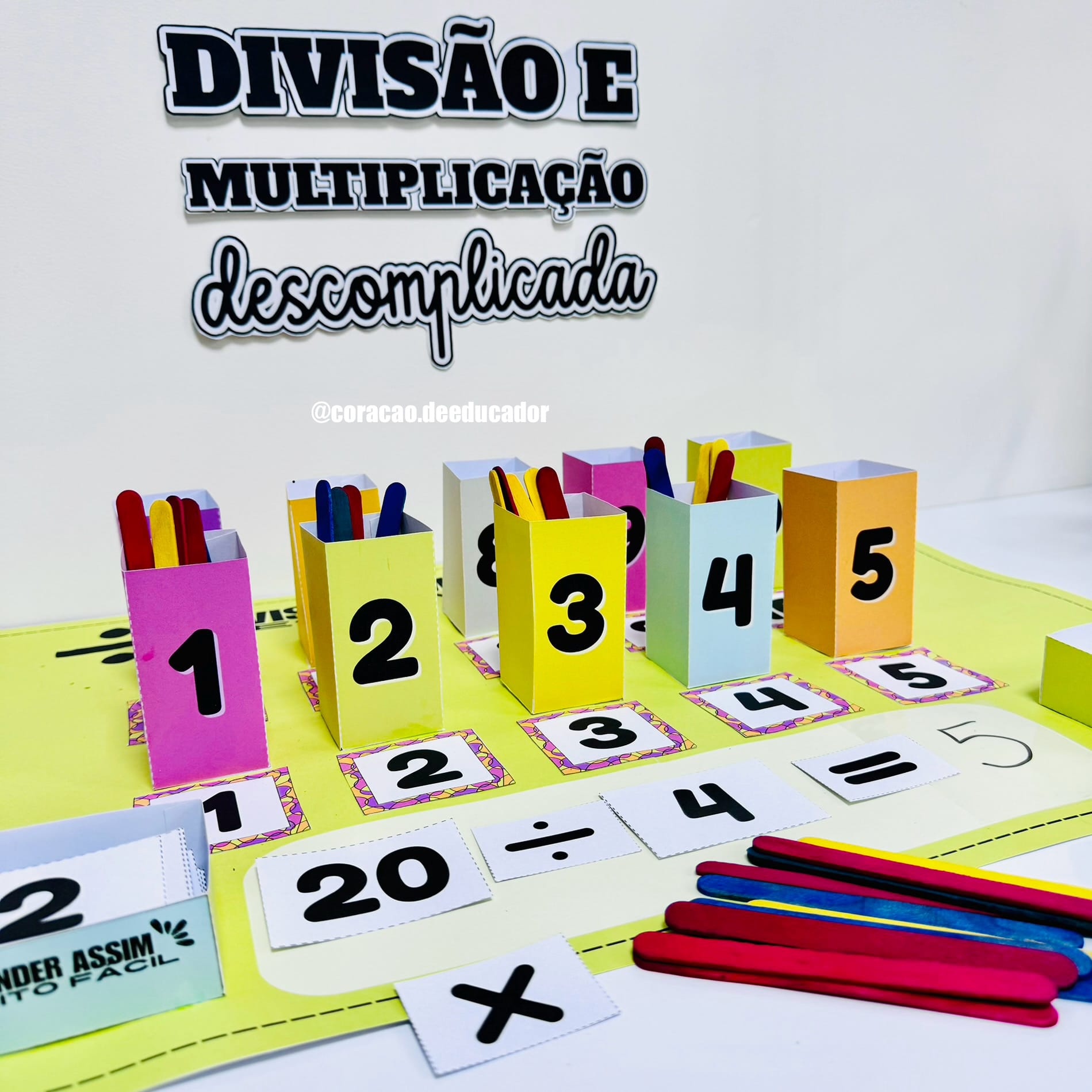 Divisão e Multiplicação Descomplicadas - Matemática