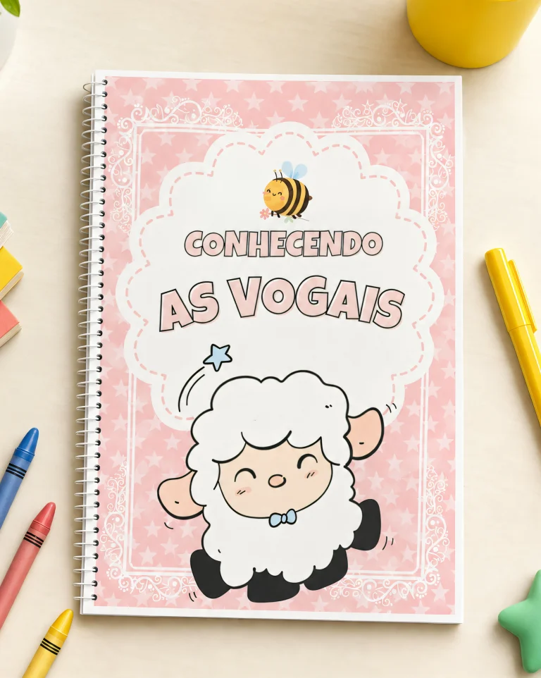 Apostila Conhecendo as Vogais com 24 Páginas — foto 2