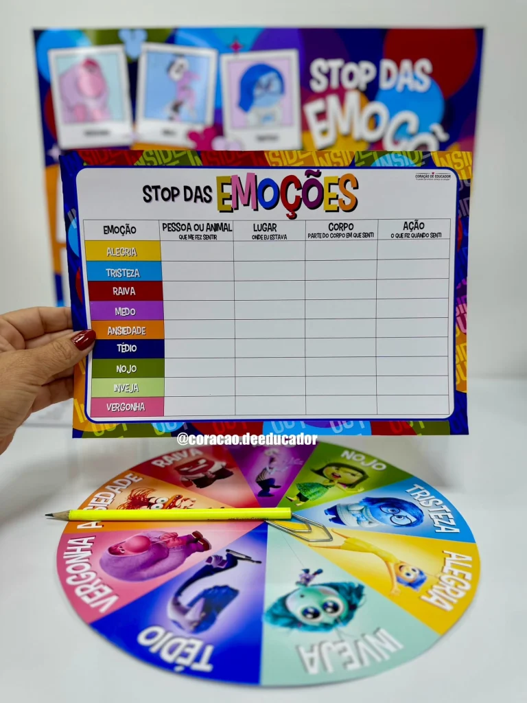 Jogo Stop das Emoções com Roleta — foto 3