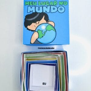 Caixa-Múndi - Kit pedagógico interativo com recursos para ensinar sobre os continentes, culturas e geografia de forma divertida e envolvente