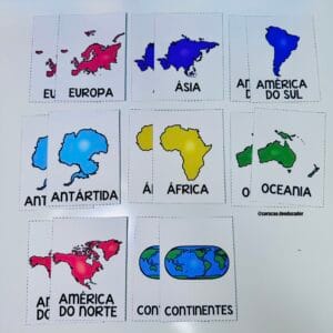 Caixa-Múndi - Kit pedagógico interativo com recursos para ensinar sobre os continentes, culturas e geografia de forma divertida e envolvente