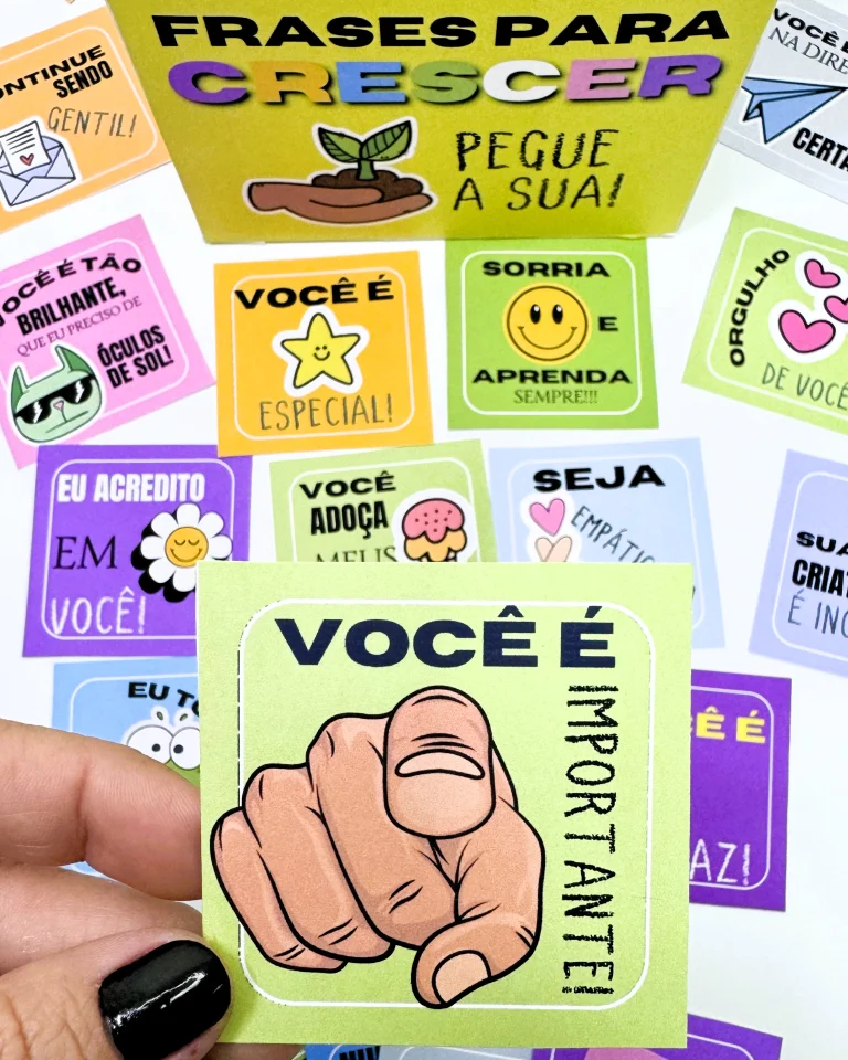 Bilhetes Motivacionais com 24 Tags e Caixa — foto 5